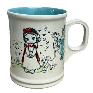 Disney Animators' Collection Baby Princess Sketch Mug White/Blue Snow White Etc